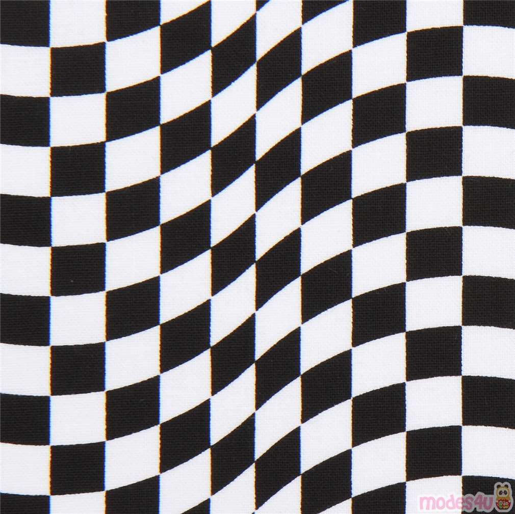 black white racing checkered flag fabric by Timeless Treasures modeS4u